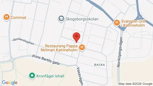 Lägenheter att hyra i Katrineholm - kort over placeringen