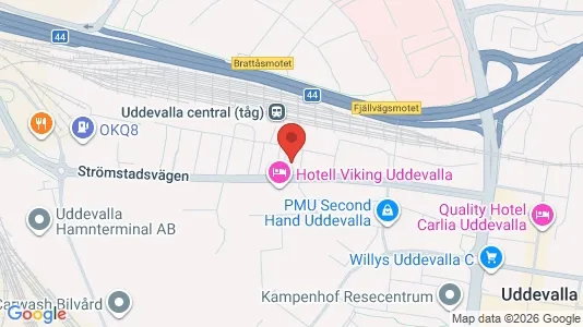 Lägenheter att hyra i Uddevalla - kort over placeringen