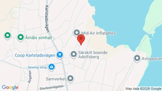 Lägenheter att hyra i Åmål - kort over placeringen