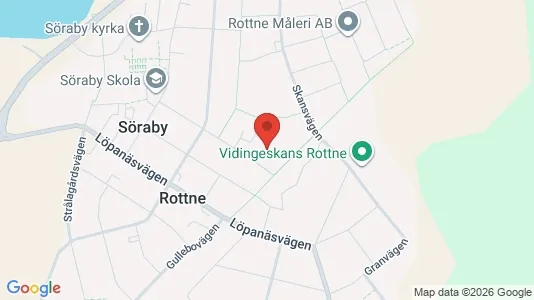Lägenheter att hyra i Växjö - kort over placeringen