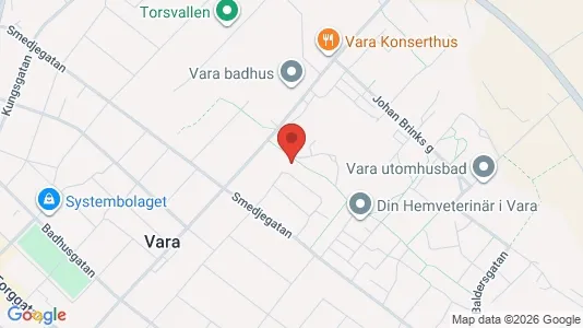 Lägenheter att hyra i Vara - Bild från Google Street View