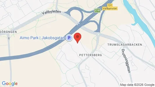 Lägenheter att hyra i Västerås - kort over placeringen