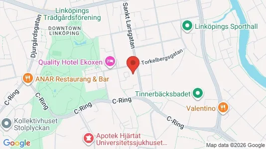 Lägenheter att hyra i Linköping - kort over placeringen