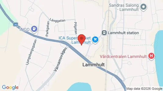 Lägenheter att hyra i Växjö - kort over placeringen
