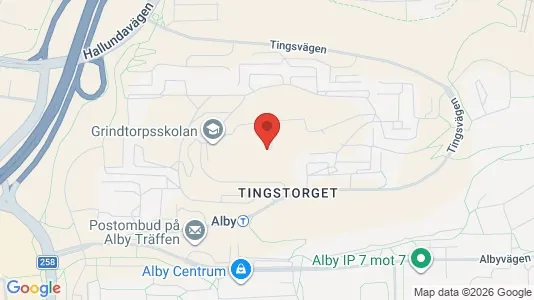Lägenheter att hyra i Botkyrka - kort over placeringen