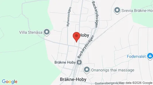 Lägenheter att hyra i Ronneby - kort over placeringen