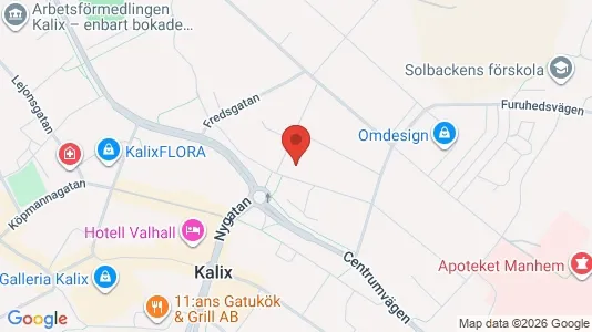 Lägenheter att hyra i Kalix - kort over placeringen
