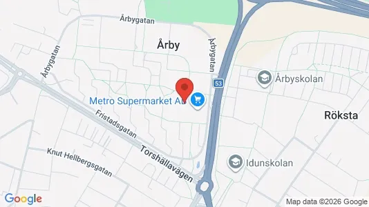 Lägenheter att hyra i Eskilstuna - kort over placeringen