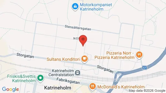 Lägenheter att hyra i Katrineholm - kort over placeringen
