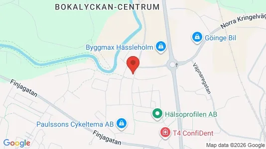 Lägenheter att hyra i Hässleholm - kort over placeringen