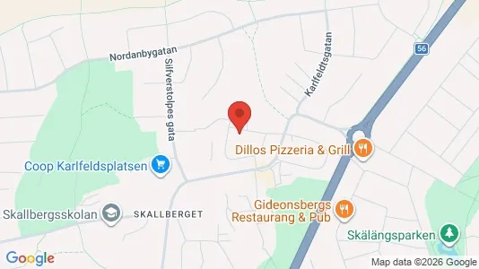Lägenheter att hyra i Västerås - kort over placeringen