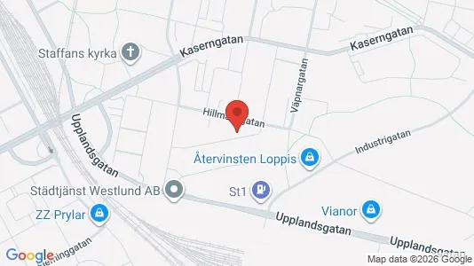 Lägenheter att hyra i Gävle - kort over placeringen