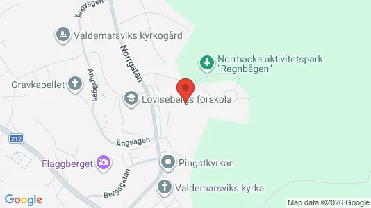 Lägenheter att hyra i Valdemarsvik - kort over placeringen