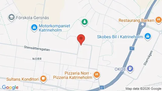 Lägenheter att hyra i Katrineholm - kort over placeringen