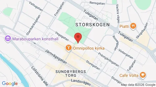 Lägenheter att hyra i Sundbyberg - kort over placeringen