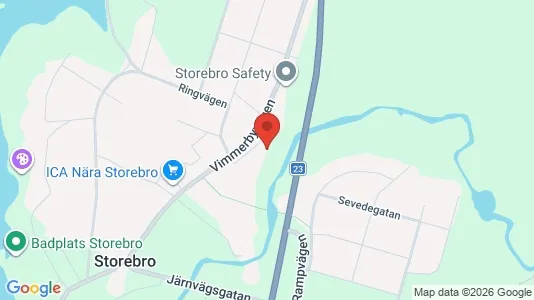 Lägenheter att hyra i Vimmerby - kort over placeringen