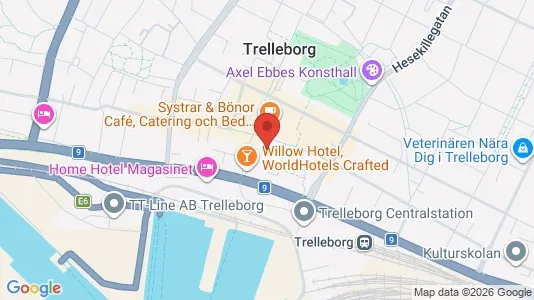 Lägenheter att hyra i Trelleborg - kort over placeringen