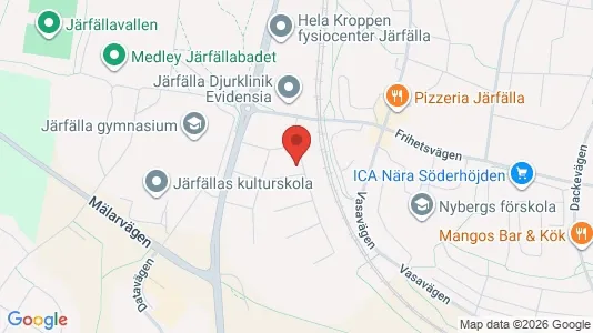 Lägenheter att hyra i Järfälla - kort over placeringen