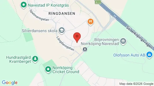 Lägenheter att hyra i Norrköping - kort over placeringen