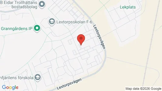 Rum att hyra i Trollhättan - kort over placeringen