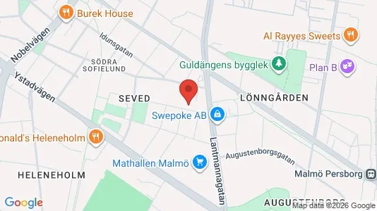 Lägenheter att hyra i Sofielund - kort over placeringen