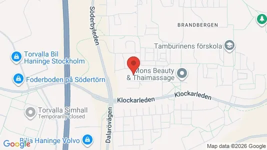 Lägenheter att hyra i Haninge - kort over placeringen