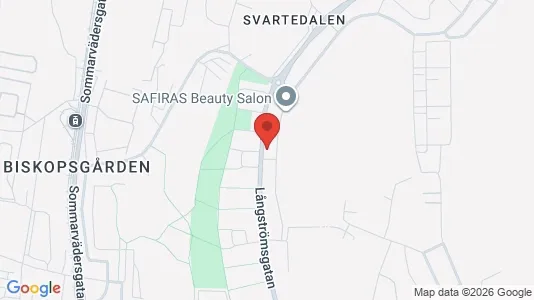 Lägenheter att hyra i Västra hisingen - kort over placeringen