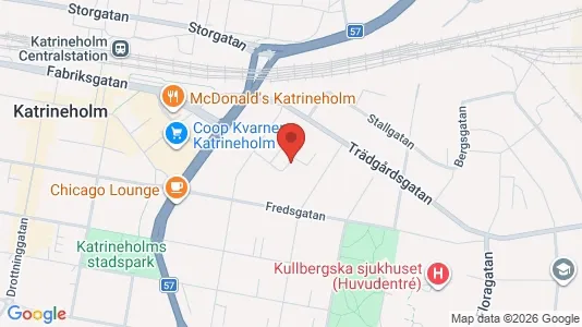 Lägenheter att hyra i Katrineholm - kort over placeringen