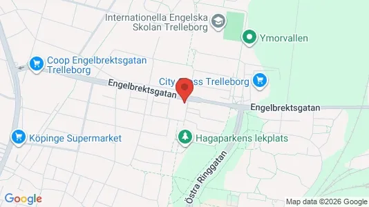 Lägenheter att hyra i Trelleborg - kort over placeringen