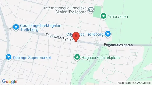Lägenheter att hyra i Trelleborg - kort over placeringen