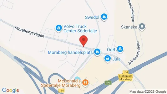 Lägenheter att hyra i Södertälje - kort over placeringen