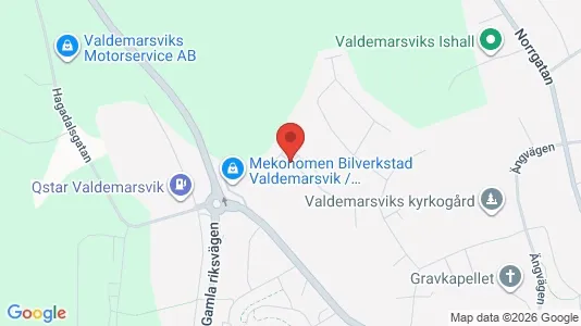 Lägenheter att hyra i Valdemarsvik - kort over placeringen