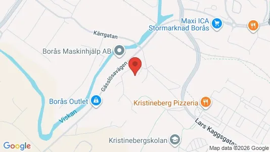Lägenheter att hyra i Borås - kort over placeringen