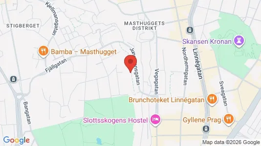Lägenheter att hyra i Majorna-Linné - kort over placeringen