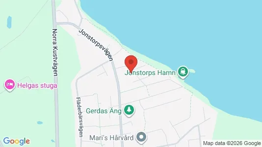 Rum att hyra i Höganäs - kort over placeringen