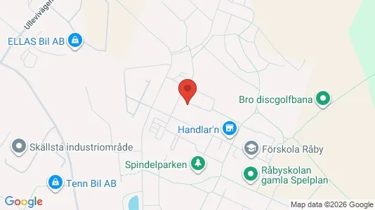 Rum att hyra i Upplands-Bro - kort over placeringen