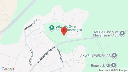 Lägenheter att hyra i Ulricehamn - kort over placeringen