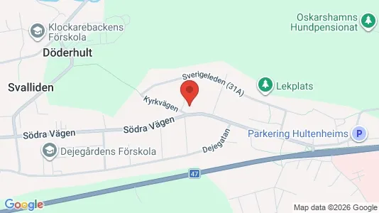 Lägenheter att hyra i Oskarshamn - kort over placeringen