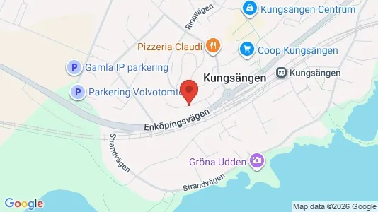 Rum att hyra i Upplands-Bro - kort over placeringen