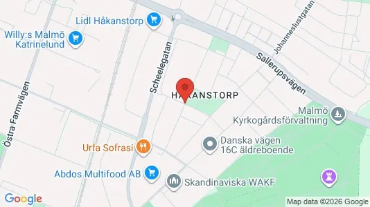 Lägenheter att hyra i Malmö Centrum - kort over placeringen