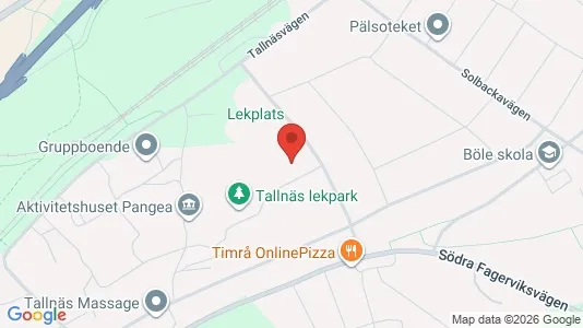 Lägenheter att hyra i Timrå - kort over placeringen