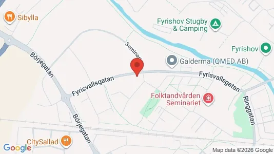 Lägenheter att hyra i Uppsala - kort over placeringen