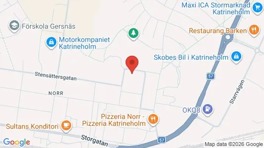 Lägenheter att hyra i Katrineholm - kort over placeringen
