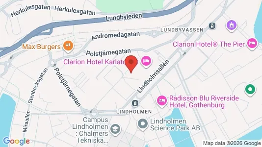 Lägenheter att hyra i Lundby - kort over placeringen