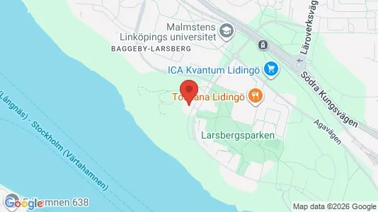 Lägenheter att hyra i Lidingö - kort over placeringen