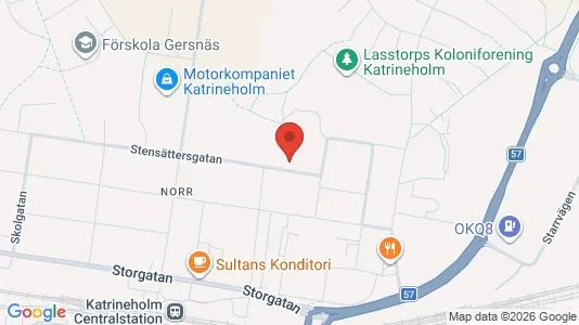 Lägenheter att hyra i Katrineholm - kort over placeringen