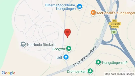 Lägenheter att hyra i Upplands-Bro - kort over placeringen