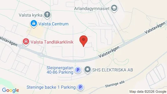 Lägenheter att hyra i Sigtuna - kort over placeringen