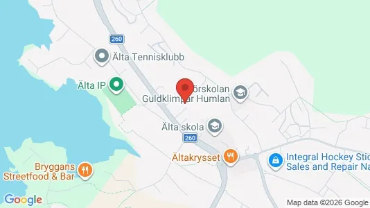 Lägenheter att hyra i Nacka - kort over placeringen