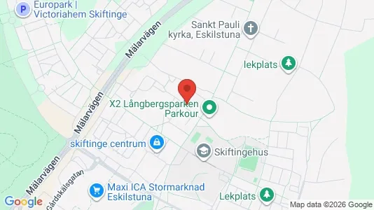 Lägenheter att hyra i Eskilstuna - kort over placeringen